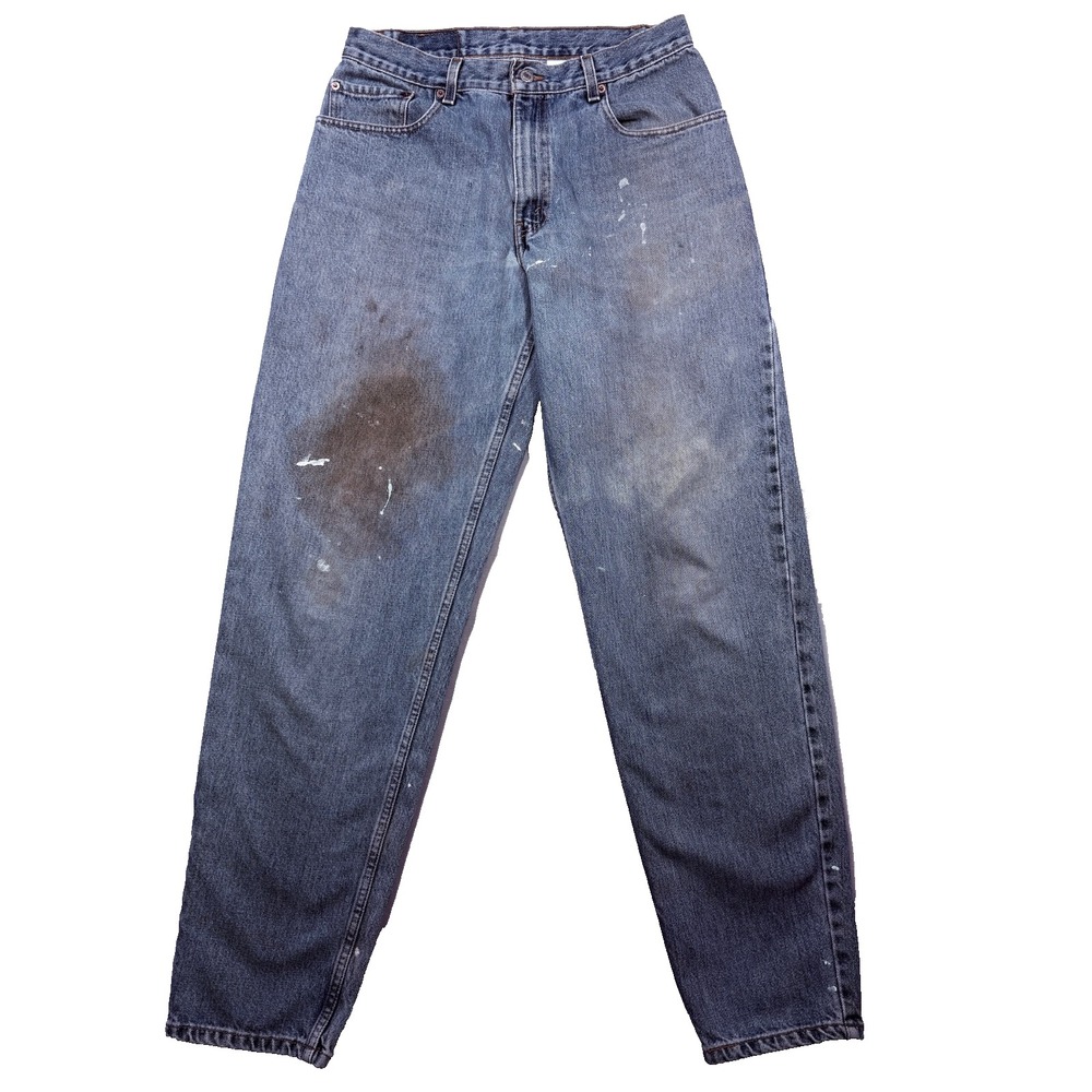 Vintage Levi 560 Loose Fit Tapered Leg Jeans Mens 32x34 (Fits 30x33) Blue Y2K